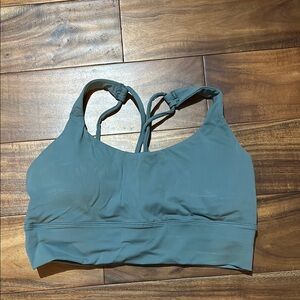 Paragon Women's Strappy Sports Bra - Blue Green